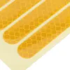 4PCS/Set di adesivi riflettenti ruota anteriore posteriore Anteprima dell’immagine prodotto 5