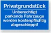 Conmetall Hinweisschild Privatgrundstück Unberechtigt Produktbild-Vorschau 2