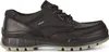 A black leather shoe with a light grey sole is shown against a white background. Produktbild-Vorschau