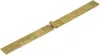 A brass hinge with multiple screw holes on a white background. Produktbild-Vorschau