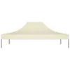 vidaXL Partyzelt-Dach 4x3 m Creme 270 g/m² Podgląd zdjęcia produktu 12