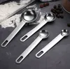 2 x 6  teiliges Messlöffel Set Edelstahl | Dosierlöffel mit Produktbild-Vorschau 3