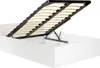 Einzelbett 120x200 OMERYA mit Stauraum - weiß Produktbild-Vorschau 4