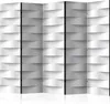 5-teiliger Einseitiger Vlies Paravent - White Illusion II Produktbild-Vorschau 1