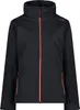 Cmp Woman Jacket Zip Hood Detachbl Antracite-Burgundy 42 Produktbild-Vorschau 2