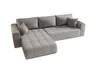 A gray sectional sofa with a chaise lounge. Produktbild-Vorschau