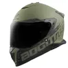 Casco enduro Bogotto FG-601 Duo in fibra di vetro, verde Anteprima dell’immagine prodotto 2