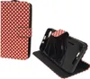 Handyhülle Tasche für Handy Wiko Jerry Polka Dot Rot Produktbild-Vorschau 1