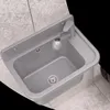 Granitan - Waschbecken - Ausgussbecken - 50x34x31 cm - Grau Produktbild-Vorschau 3