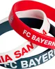 FC Bayern München Armband 3er Set rot weiß navy mia san mia Produktbild-Vorschau 4