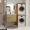 Badezimmer Waschmaschinen- und Trocknerschrank POLA TWIN Produktbild-Vorschau 5