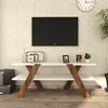 Skye Decor, Basic- Basic RAN, bílá, barva ořech, TV Náhled obrázku produktu 3