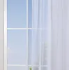 Fertiggardine Schlaufenvorhang Leinenoptik weiß 140x245cm Produktbild-Vorschau 4