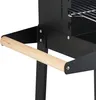Relaxdays Grill mit Rädern, 2 Ablagen, höhenverstellbarer Produktbild-Vorschau 7