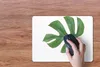 MuchoWow® Mauspad Mousepad Botanisches Blatt auf weißem Produktbild-Vorschau 3