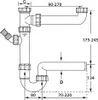 HAAS PP-Doppelspülensiphon 11/2 X 11/2 mit einem Produktbild-Vorschau 2