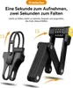 Fahrradschlösser, Faltschloss, 4-stellig-Zahlencode, Produktbild-Vorschau 3