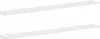 vidaXL Wandregale 2 Stk. Weiß 115x9x3 cm Produktbild-Vorschau 1