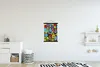 MuchoWow® Textilposter Muster - Monster - Lustig - Abstrakt Produktbild-Vorschau 2