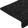 vidaXL Samolepicí rohože 5 ks 65x21x4 cm Černá Obdélníkový Náhled obrázku produktu 6