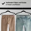 Brixy 20 Kleiderbügel – Hosenbügel – Samt – Mit Klammern – Produktbild-Vorschau 8