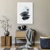 Poster - Poster ohne Rahmen - Blau Grau Aquarell - 50x70 cm Produktbild-Vorschau 6