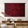 MuchoWow® Wandteppich Wandbehang Blumen - Rosen - Rot Produktbild-Vorschau 6