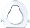 A white toilet seat riser is shown against a white background. Anteprima dell’immagine prodotto