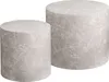 Set di 2 tavolini Nuuk in marmo beige. Anteprima dell’immagine prodotto 1