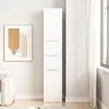 Étagère haute sur pied moderne scandinave, blanche, 3 Voir les images du produit 6