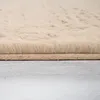 Teppich Wohnzimmer Hochflor Softes Kaninchenfell Imitat Produktbild-Vorschau 2