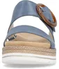 Scarpe da donna Remonte, sandali, comodi, infradito, blu, Anteprima dell’immagine prodotto 9