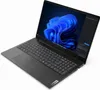 A black Lenovo laptop is shown from a diagonal angle against a white background. Produktbild-Vorschau