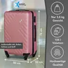 Xonic Design Reisekoffer mit Rollen 360° - ABS Produktbild-Vorschau 2