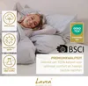 Lavea Spannbettlaken Jersey Baumwolle Bordeaux 200x220cm Produktbild-Vorschau 6