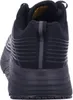 The back view of a black shoe. Produktbild-Vorschau