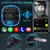 Auto Bluetooth FM Transmitter, Blaue Umgebende Leuchte Produktbild-Vorschau 4
