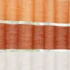 Ösenschal Webstreifen "Blätter" orange - Vorhang mit Ösen Produktbild-Vorschau 2