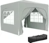 Outsunny Pavillon 3x3m wasserabweisend Stabil Winterfest Produktbild-Vorschau 1