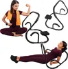 A collage of three images showing a woman using an ab trainer in different poses, and the ab trainer itself. Produktbild-Vorschau