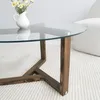 Skye Decor, Miro - Walnut, Couchtische, Nussbaum, Glas, 75 Produktbild-Vorschau 7