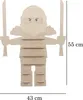 PÓŁKA regał ekspozytor LUDZIK klocki NINJAGO 55cm Podgląd zdjęcia produktu 4