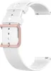 BStrap Silicone Rain Armband für Garmin Venu 2 Plus, white Produktbild-Vorschau 1