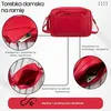 Damen Leder Schulterriemen Tasche rot klein Paolo Peruzzi Produktbild-Vorschau 2