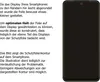 Text explaining the features and application of a smartphone screen protector, alongside an image of a smartphone. Podgląd zdjęcia produktu