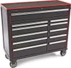 HBM Werkzeugwagen mit 11 Schubladen – 111 cm – schwarz Produktbild-Vorschau 1