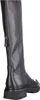 A close-up view of the back of a black leather boot. Produktbild-Vorschau