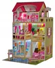 Maison de poupées en bois avec éclairage LED | Set de Voir les images du produit 7
