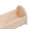vidaXL Râtelier à foin pour lapins 28x10x10 cm bois massif Voir les images du produit 5