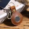INF Premium Leder AirTag Hülle mit Schlüsselring - Braun Produktbild-Vorschau 4